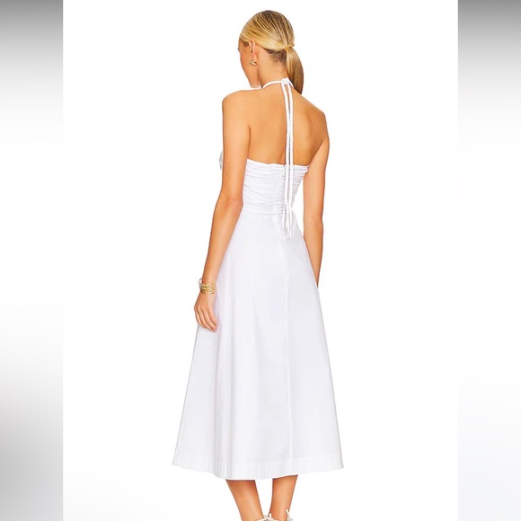 Veronica Beard Tucker Dress in White - Picture 2 of 3